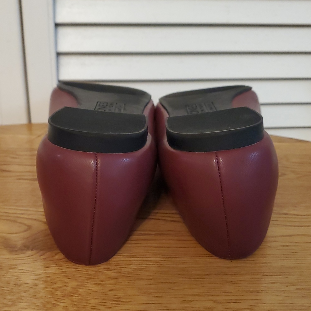 Jones New York "Sonia" Faux Leather Burgundy Penny Loafers, Size 10 M - Picture 9 of 10